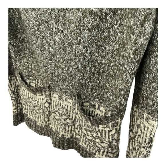 Urban Outfitters Ecote Heather Green Pullover Knit Sweater Front Pockets Women S - Picture 4 of 12